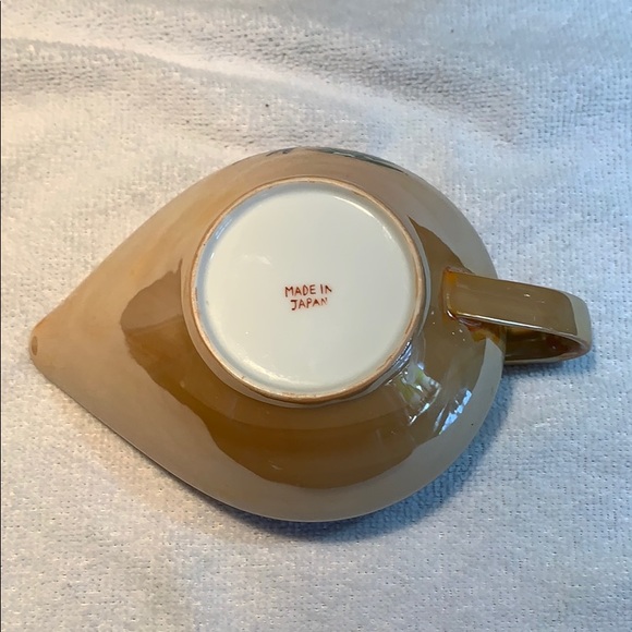 Vintage Orange Lustreware made in Japan cream pot - Picture 4 of 8